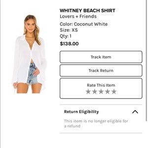 White bikini coverup tunic from revolve